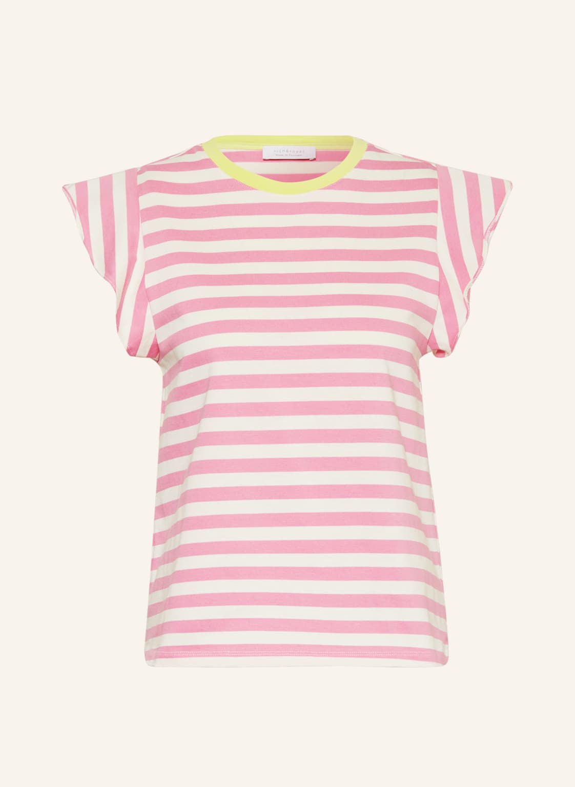 Image of Rich&Royal Top Mit Rüschen rosa