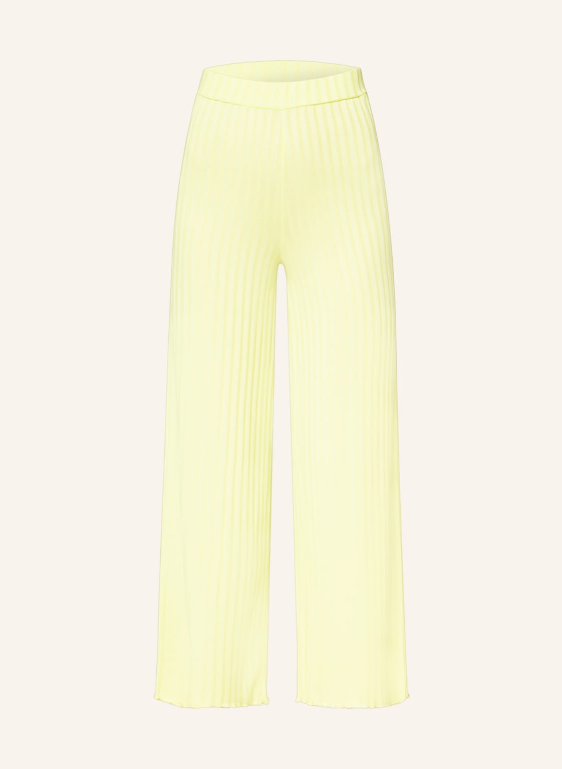 Image of Rich&Royal Marlenehose Aus Jersey gelb