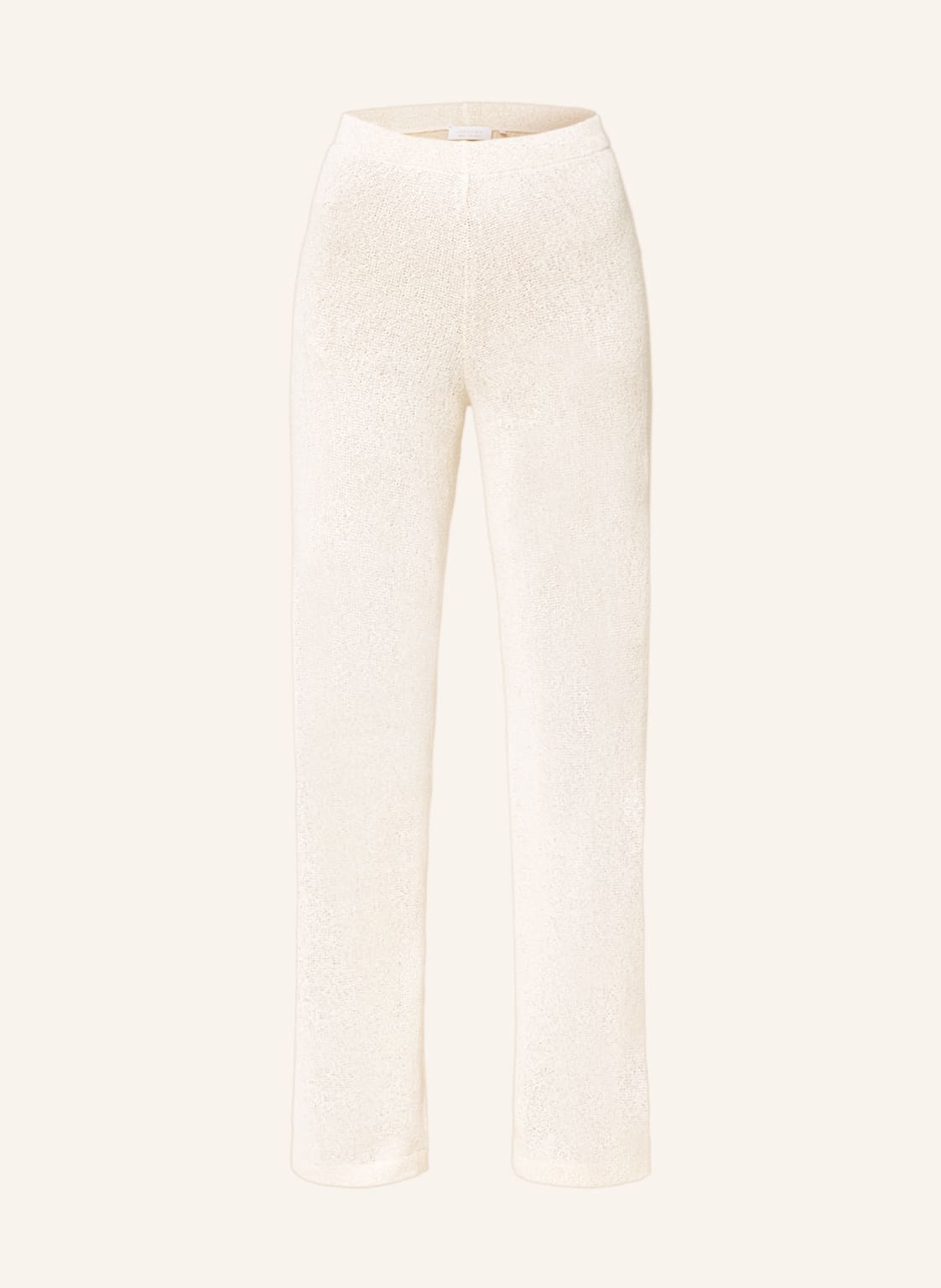 Image of Rich&Royal Marlenehose Aus Strick weiss