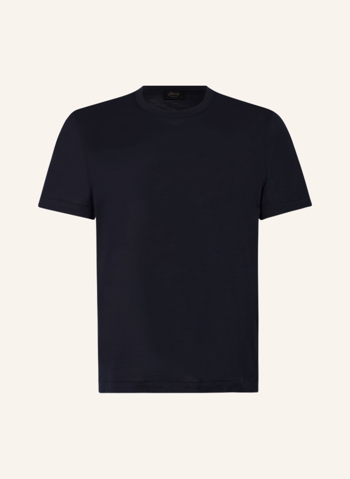 Image of Brioni T-Shirt Aus Seide blau