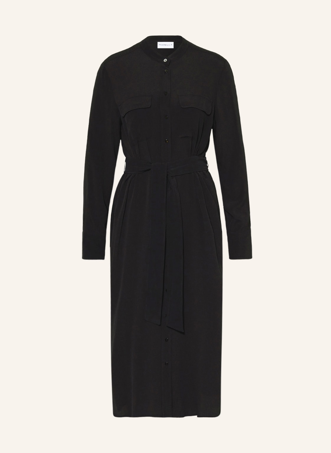 Image of Marella Kleid Oporto Mit Seide schwarz