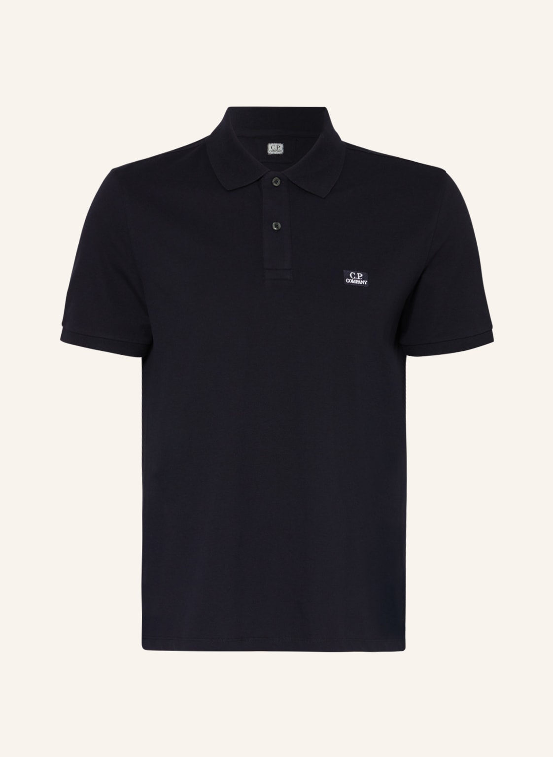 Image of C.P. Company Piqué-Poloshirt blau