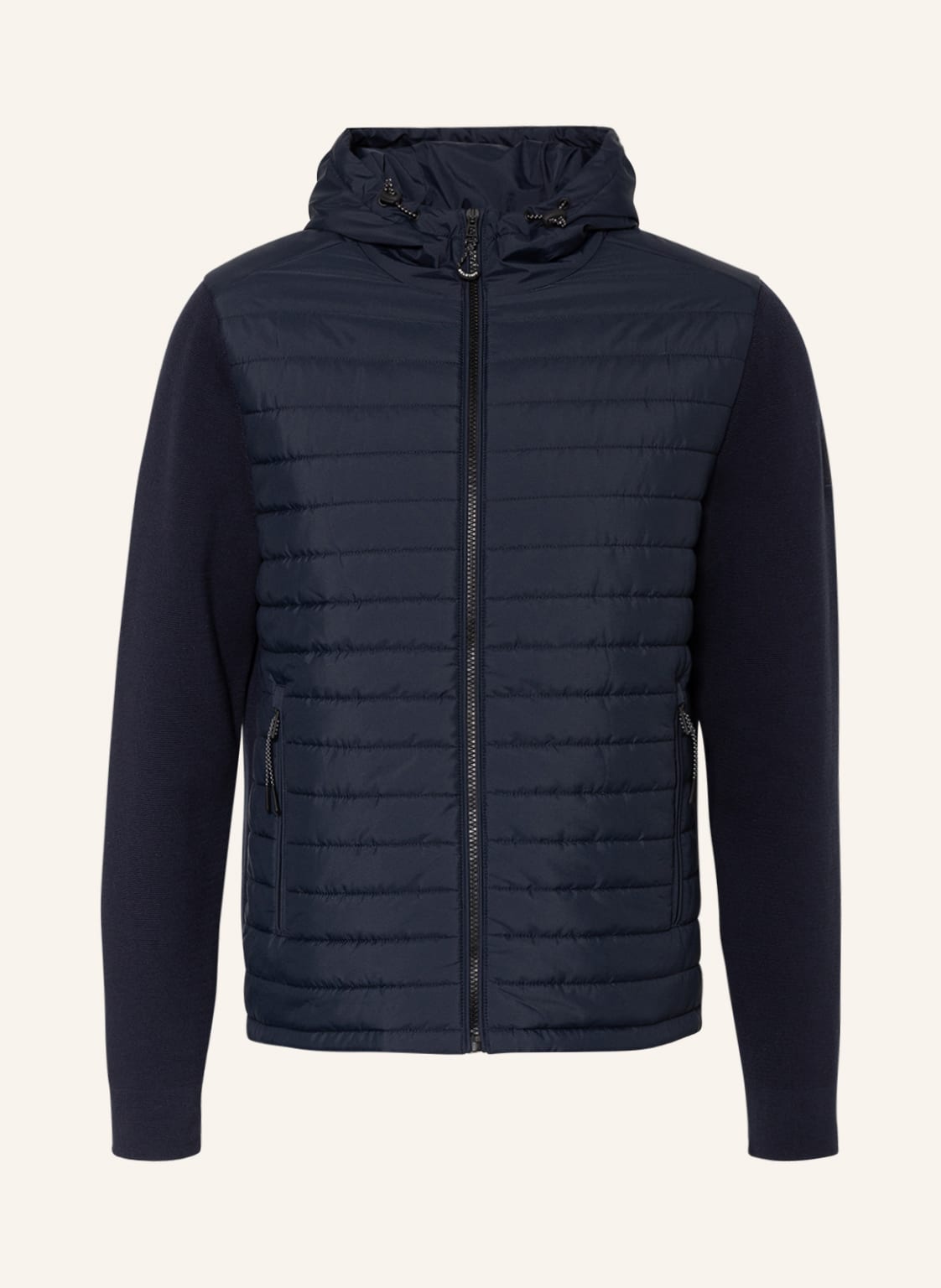 Image of Belstaff Strickjacke Vert Im Materialmix blau