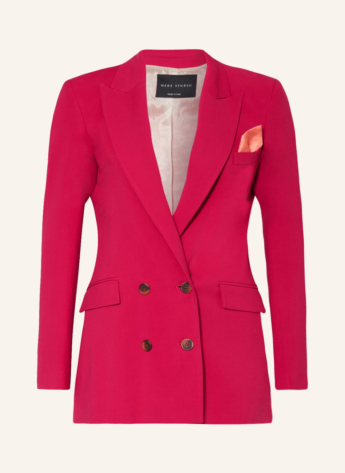 Image of Hebe Studio Longblazer pink