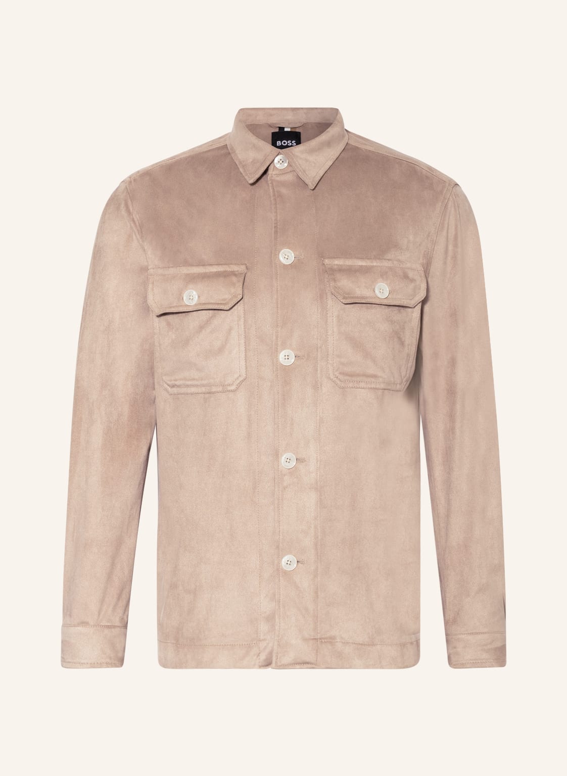 Image of Boss Overjacket Carper beige