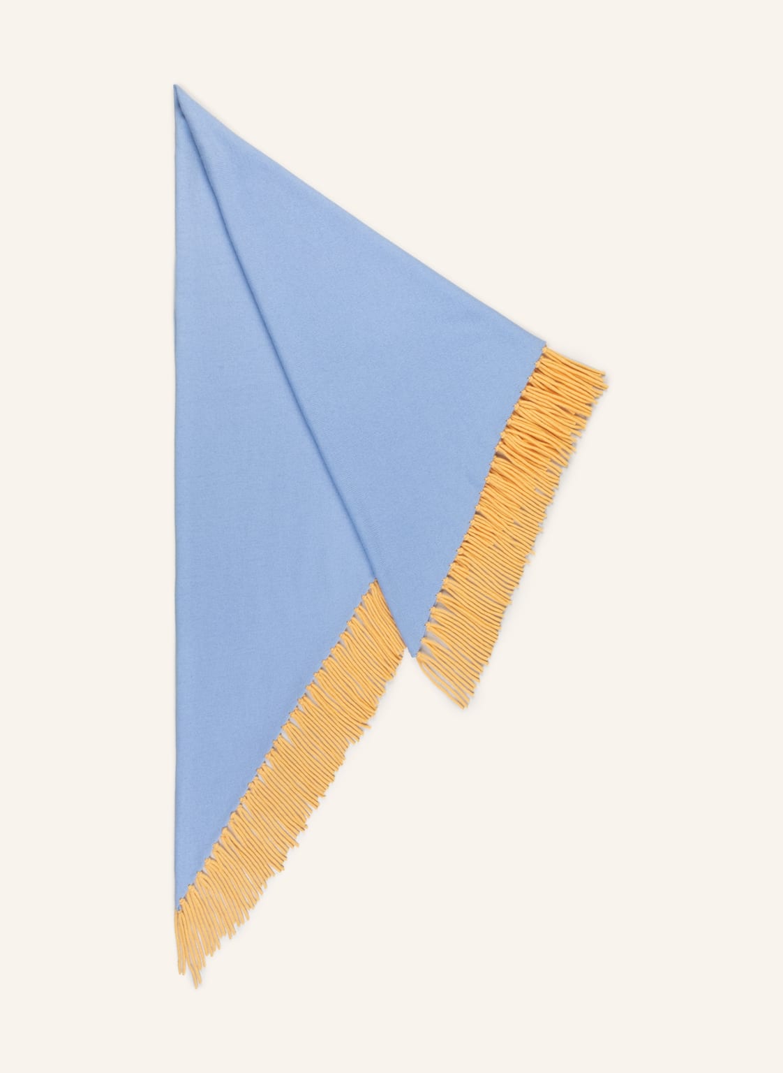 Image of Herzen's Angelegenheit Dreieckstuch Mit Cashmere blau