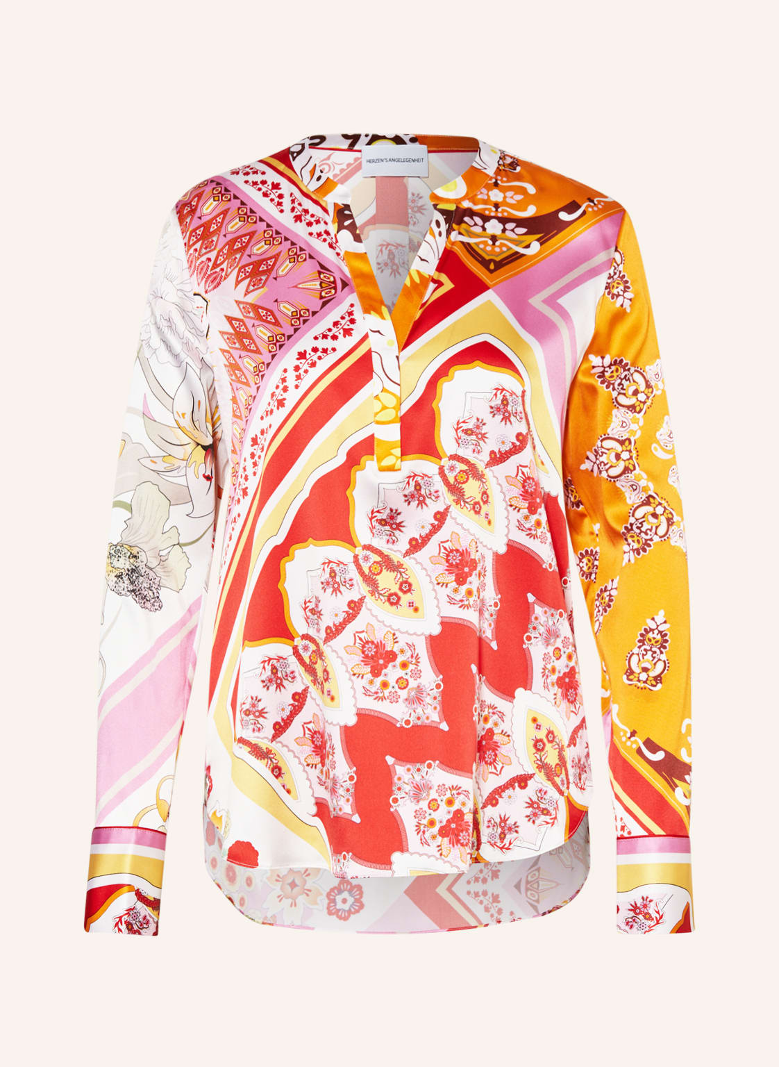 Image of Herzen's Angelegenheit Seidentunika rot