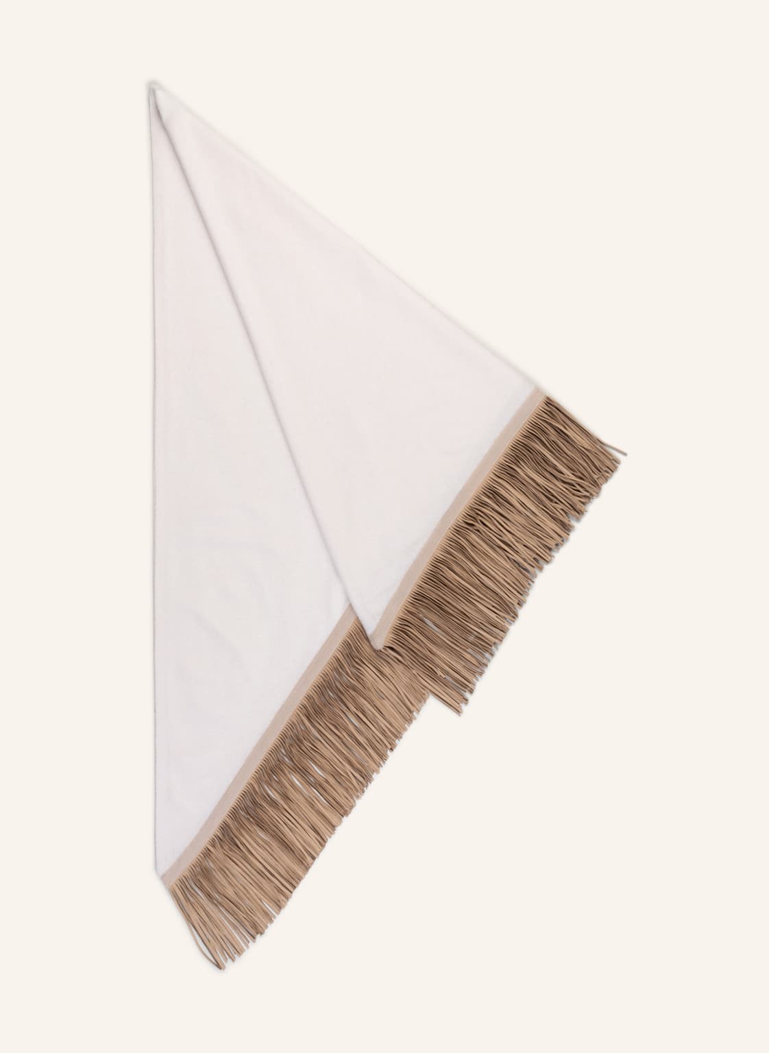 Image of Herzen's Angelegenheit Dreieckstuch Mit Cashmere weiss