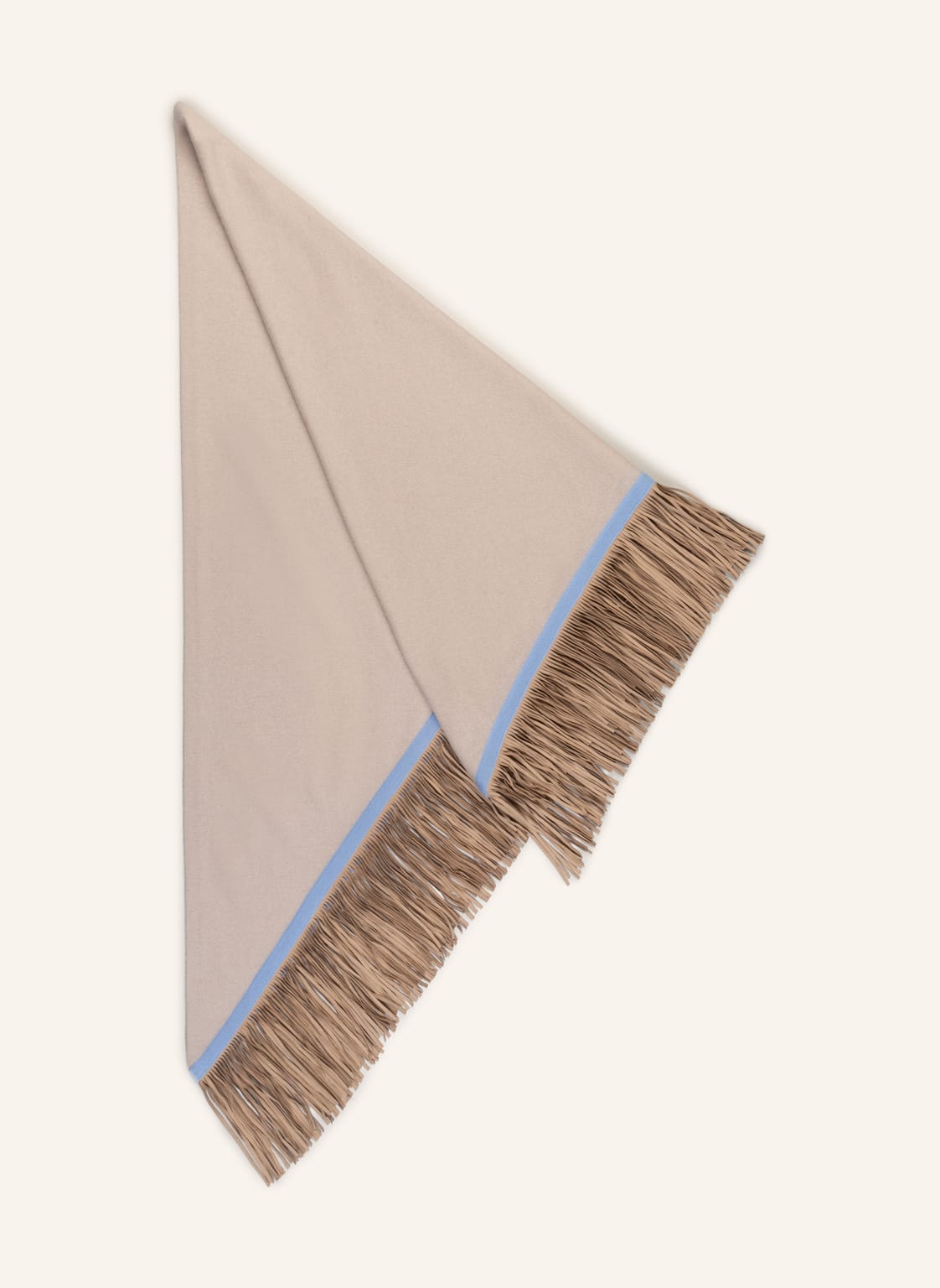 Image of Herzen's Angelegenheit Dreieckstuch Mit Cashmere beige