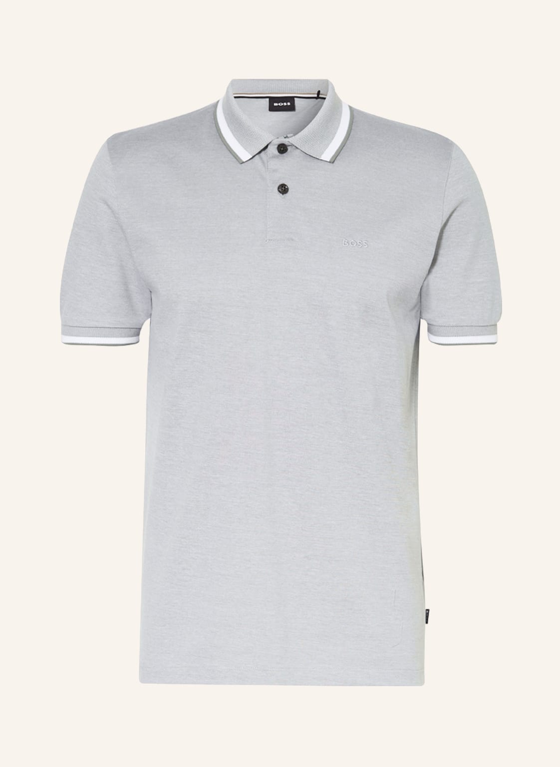 Image of Boss Piqué-Poloshirt Parlay gruen