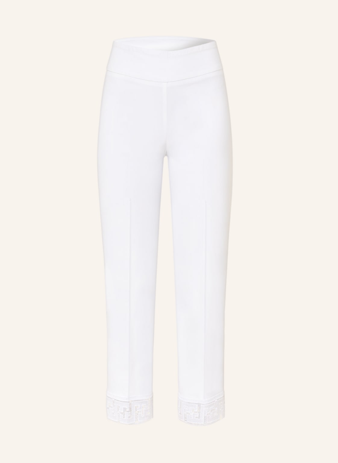 Image of Joseph Ribkoff 7/8-Hose Mit Spitze weiss