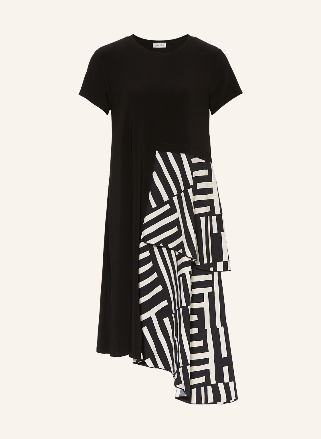 Image of Joseph Ribkoff Kleid Im Materialmix schwarz