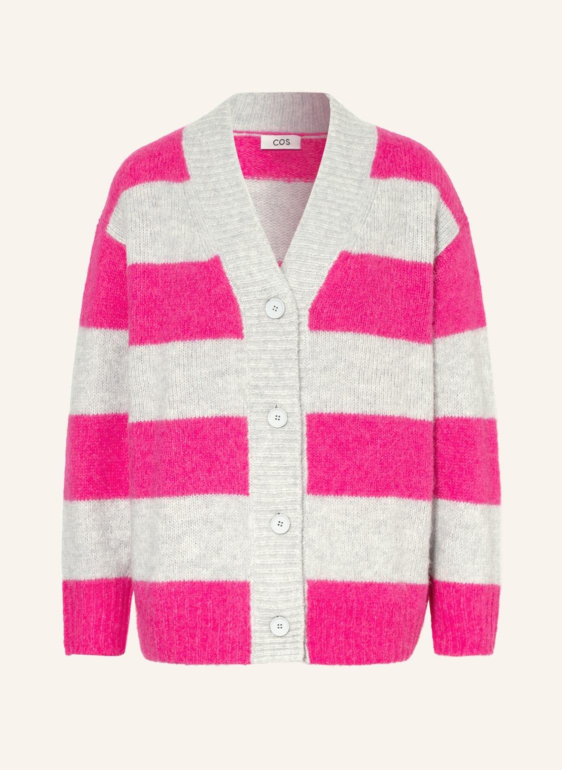 Image of Cos Strickjacke Mit Alpaka pink