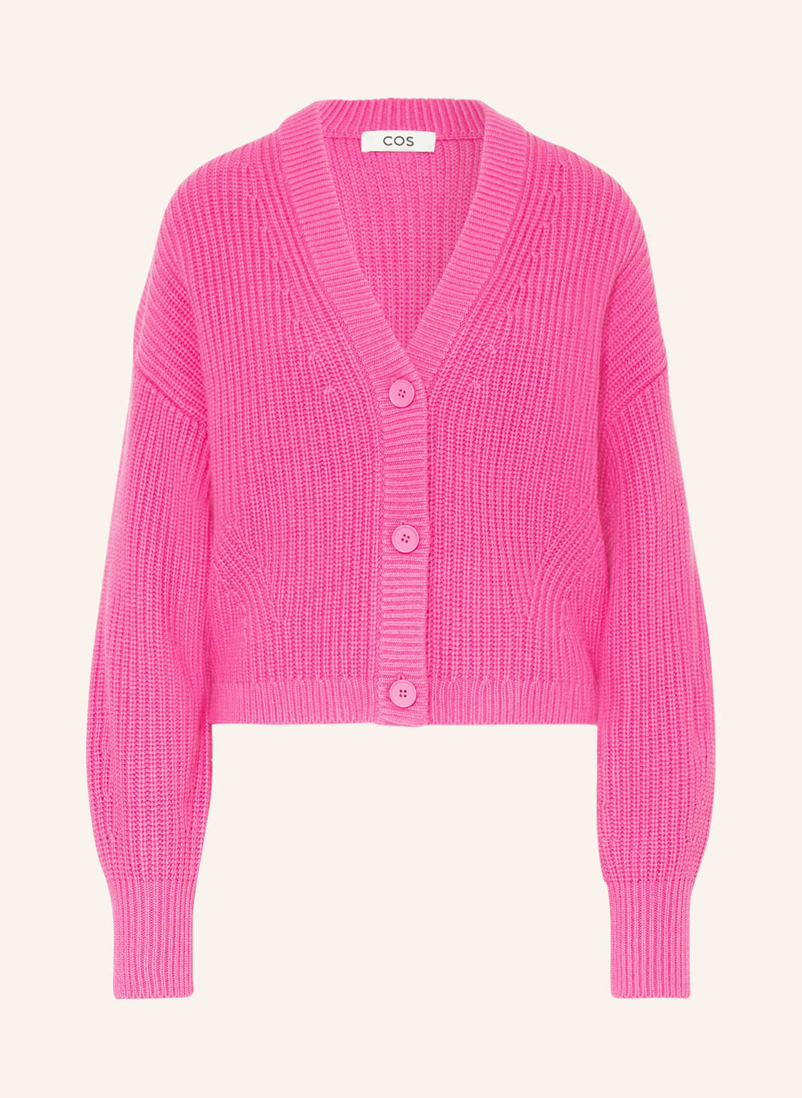 Image of Cos Strickjacke Mit Cashmere pink