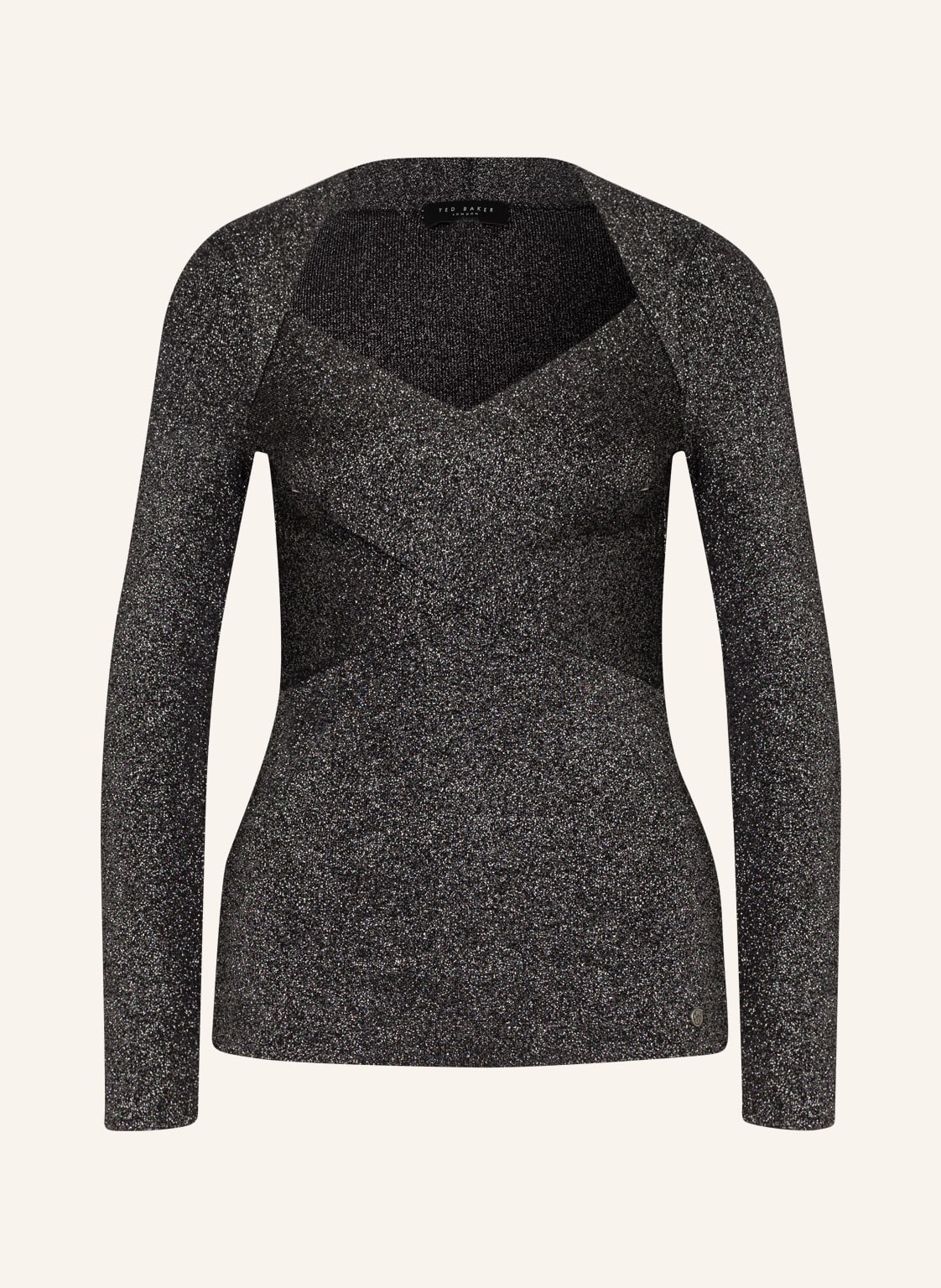 Image of Ted Baker Pullover Eloisy Mit Glitzergarn schwarz