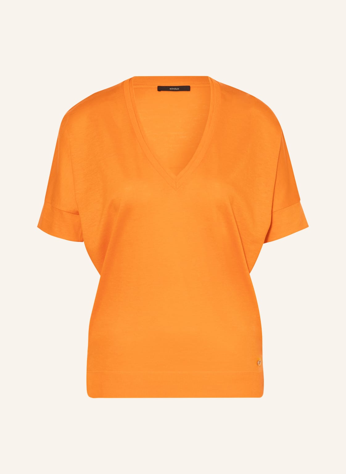 Image of Windsor. Strickshirt orange