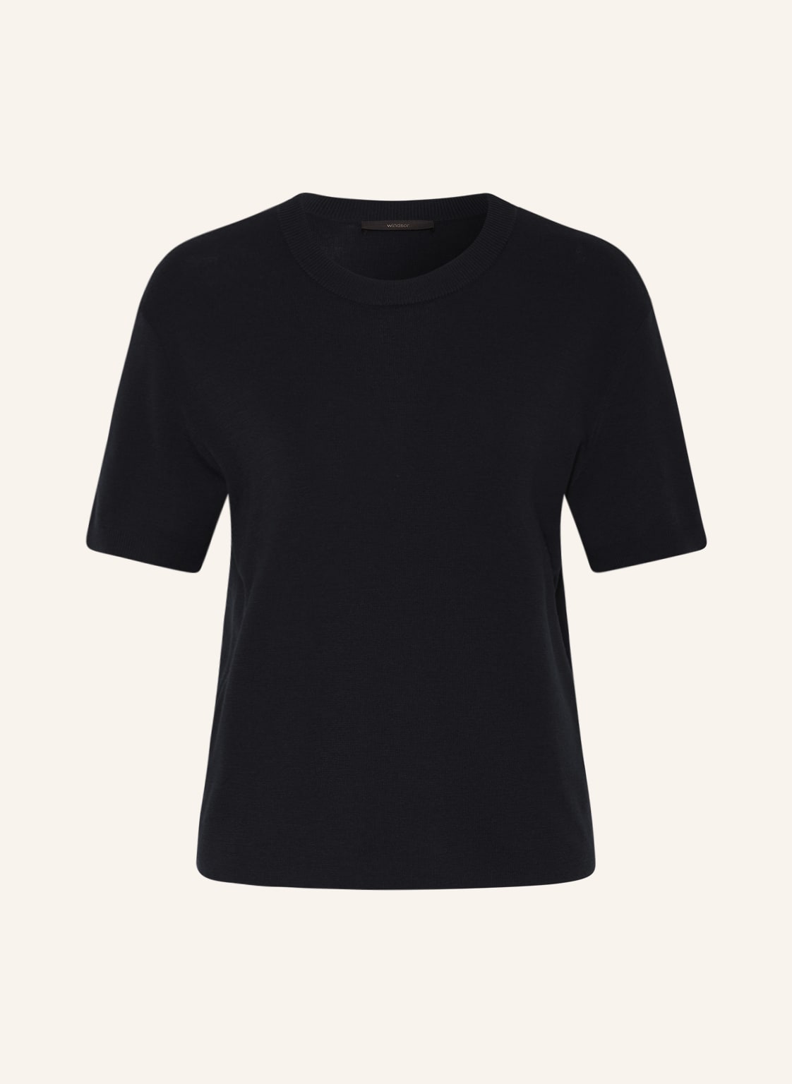 Image of Windsor. Strickshirt blau