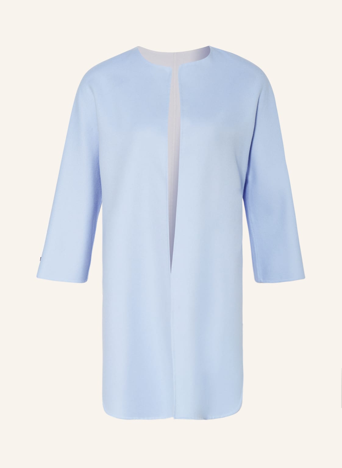 Image of Manzoni 24 Wollmantel Mit 3/4-Arm blau