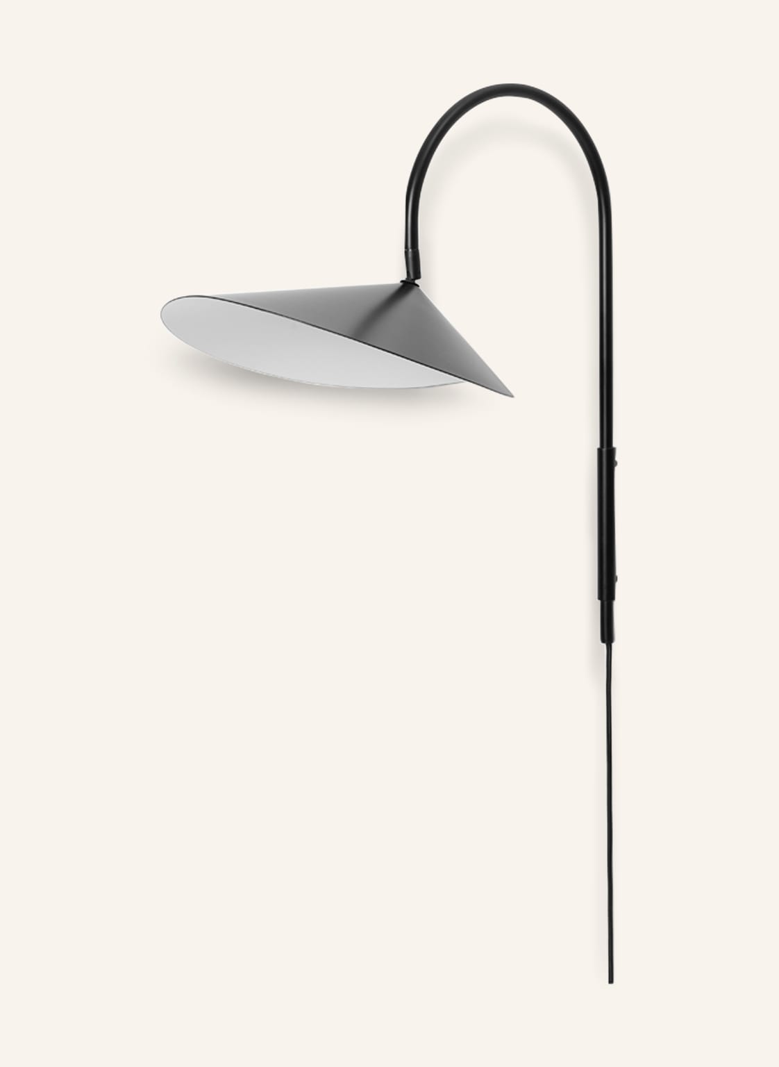 Image of Ferm Living Wandleuchte Arum schwarz
