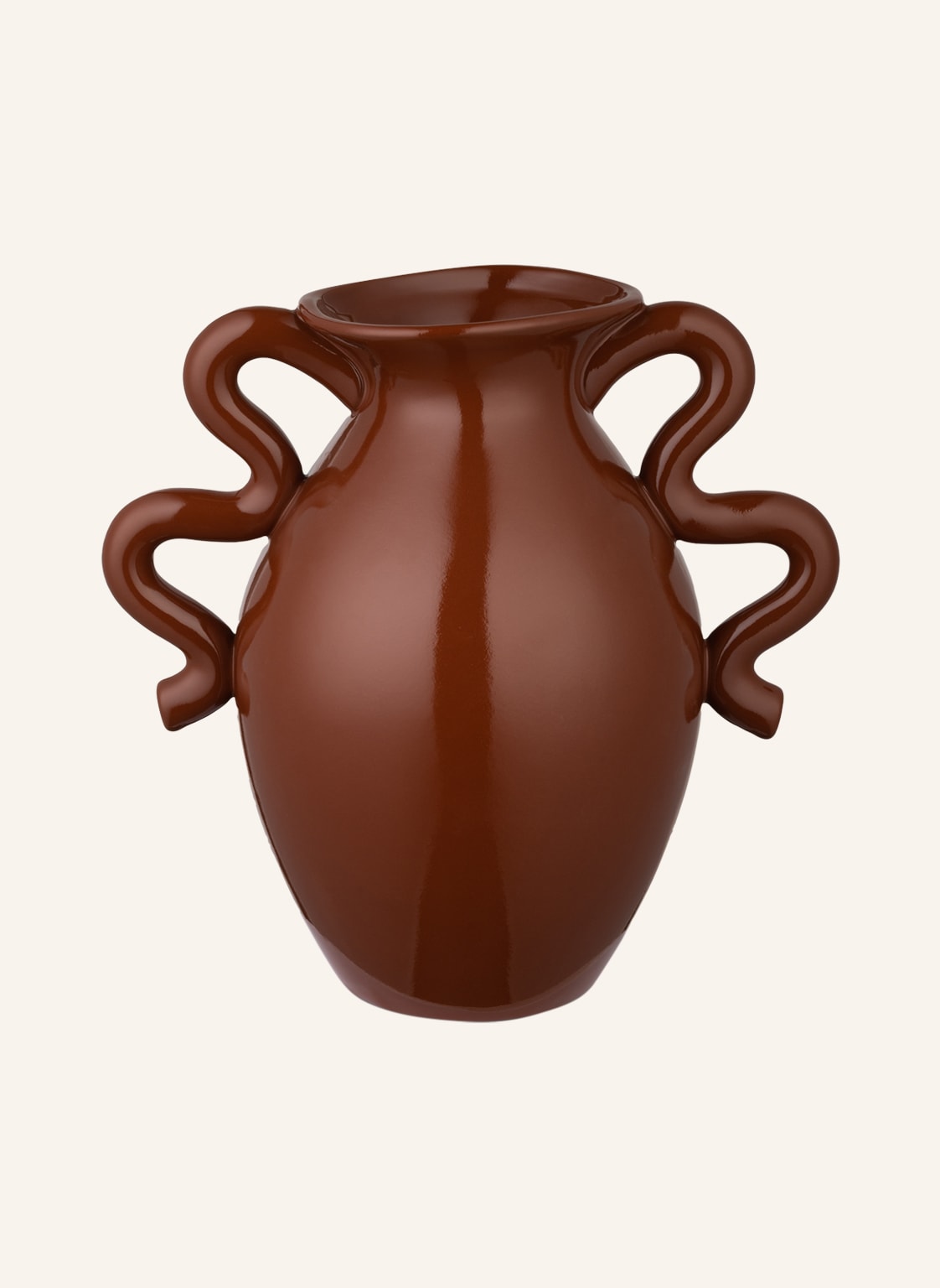 Image of Ferm Living Vase Verso braun
