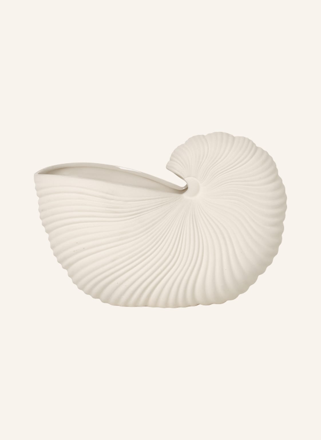 Image of Ferm Living Blumentopf Shell weiss