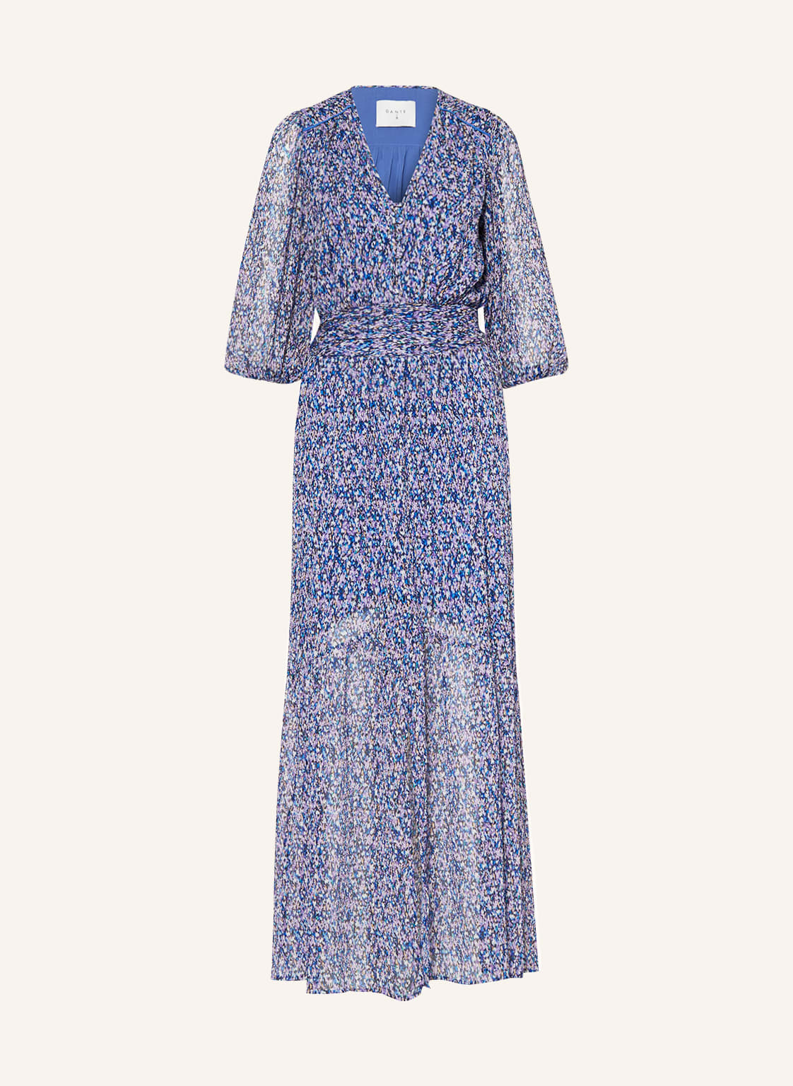 Image of dante6 Kleid Peony Mit 3/4-Arm blau