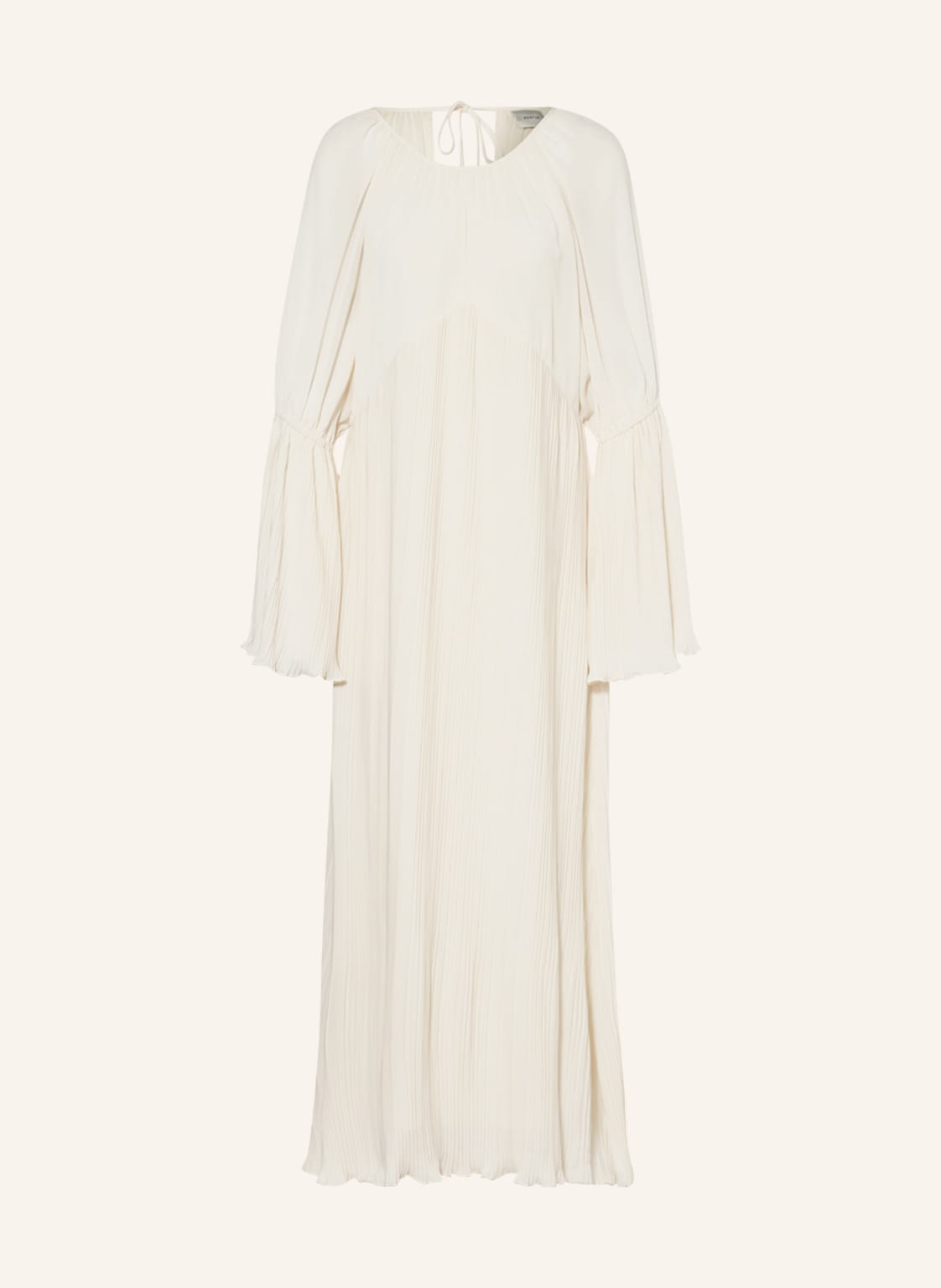 Image of Gestuz Kleid Celestegz Mit Plissees beige