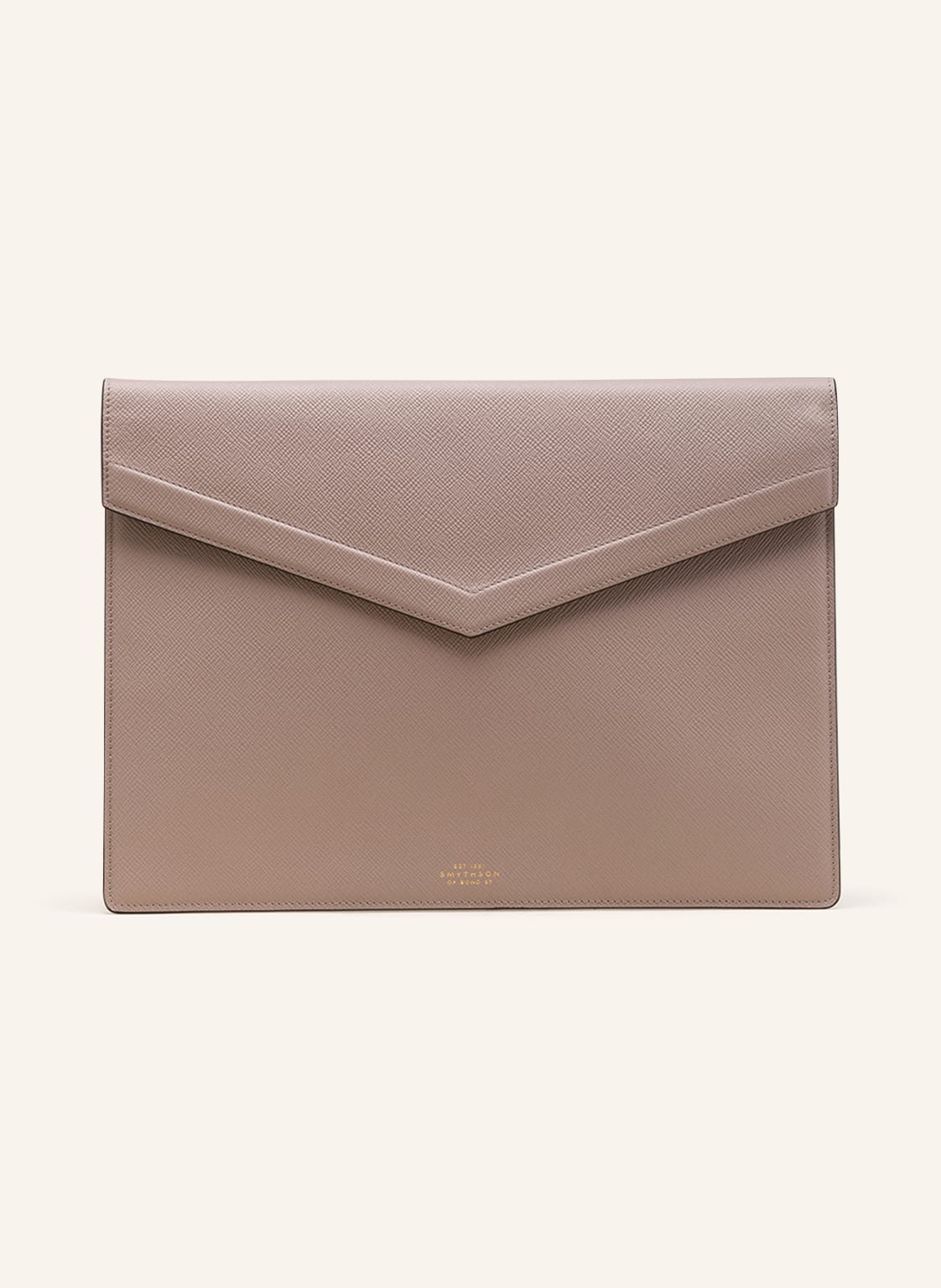 Image of Smythson Laptop-Hülle Panama braun