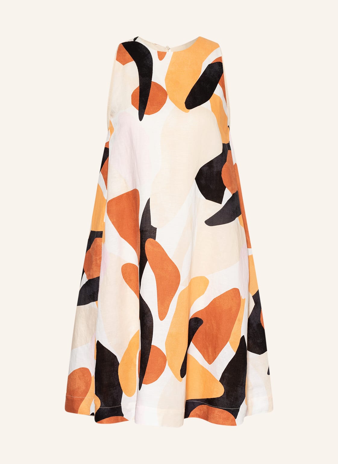 Image of S.Oliver Black Label Kleid Mit Leinen weiss