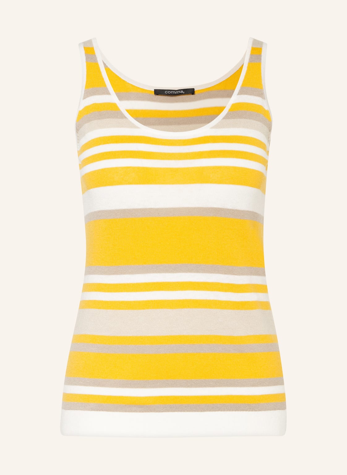 Image of Comma Casual Identity Stricktop gelb