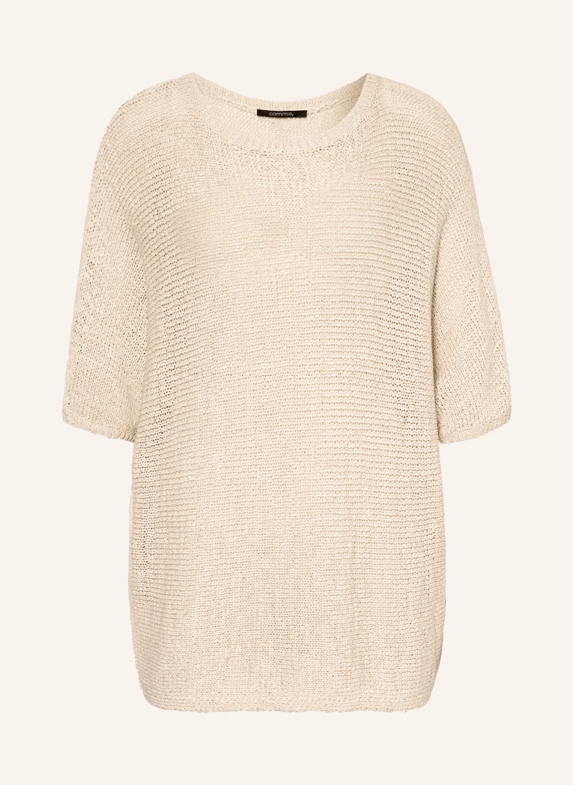 Image of Comma Strickshirt beige
