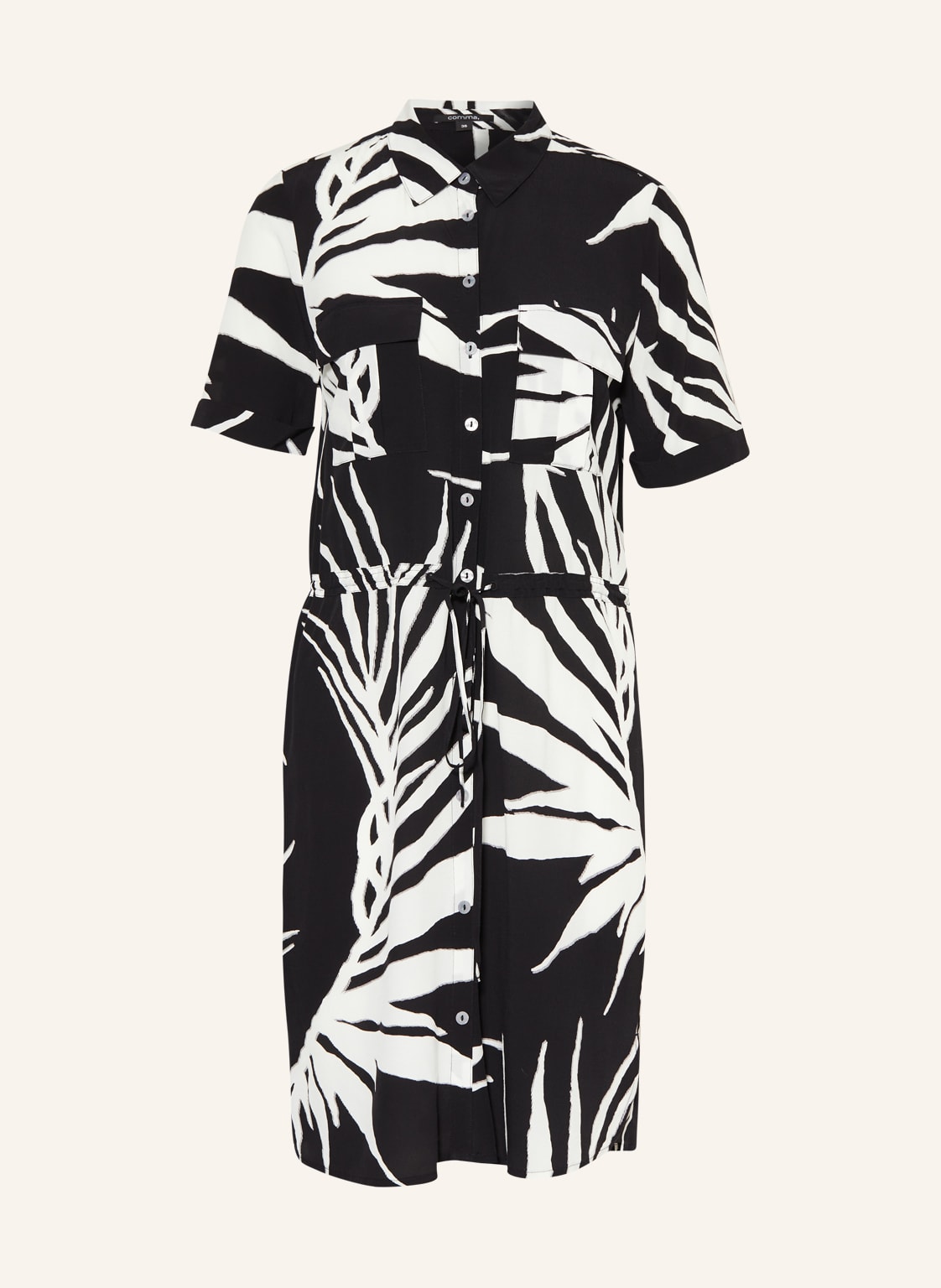 Image of Comma Hemdblusenkleid schwarz