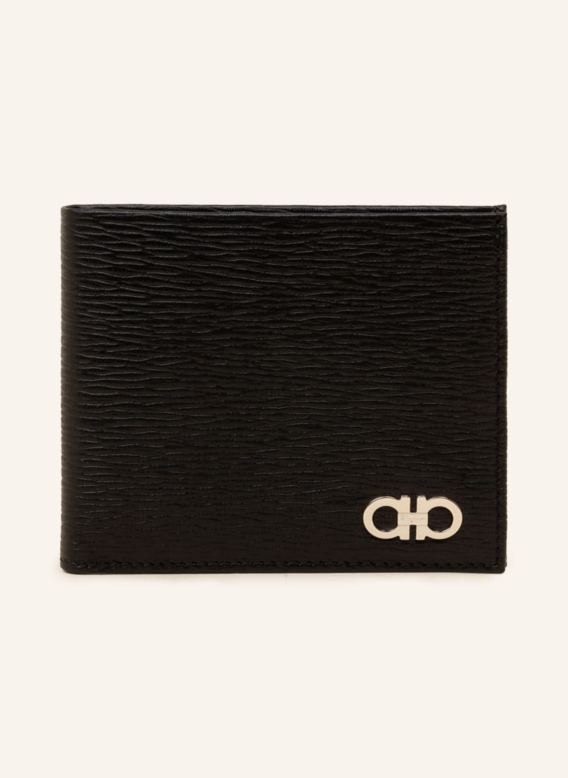 Image of Ferragamo Geldbörse Revival Gancio schwarz