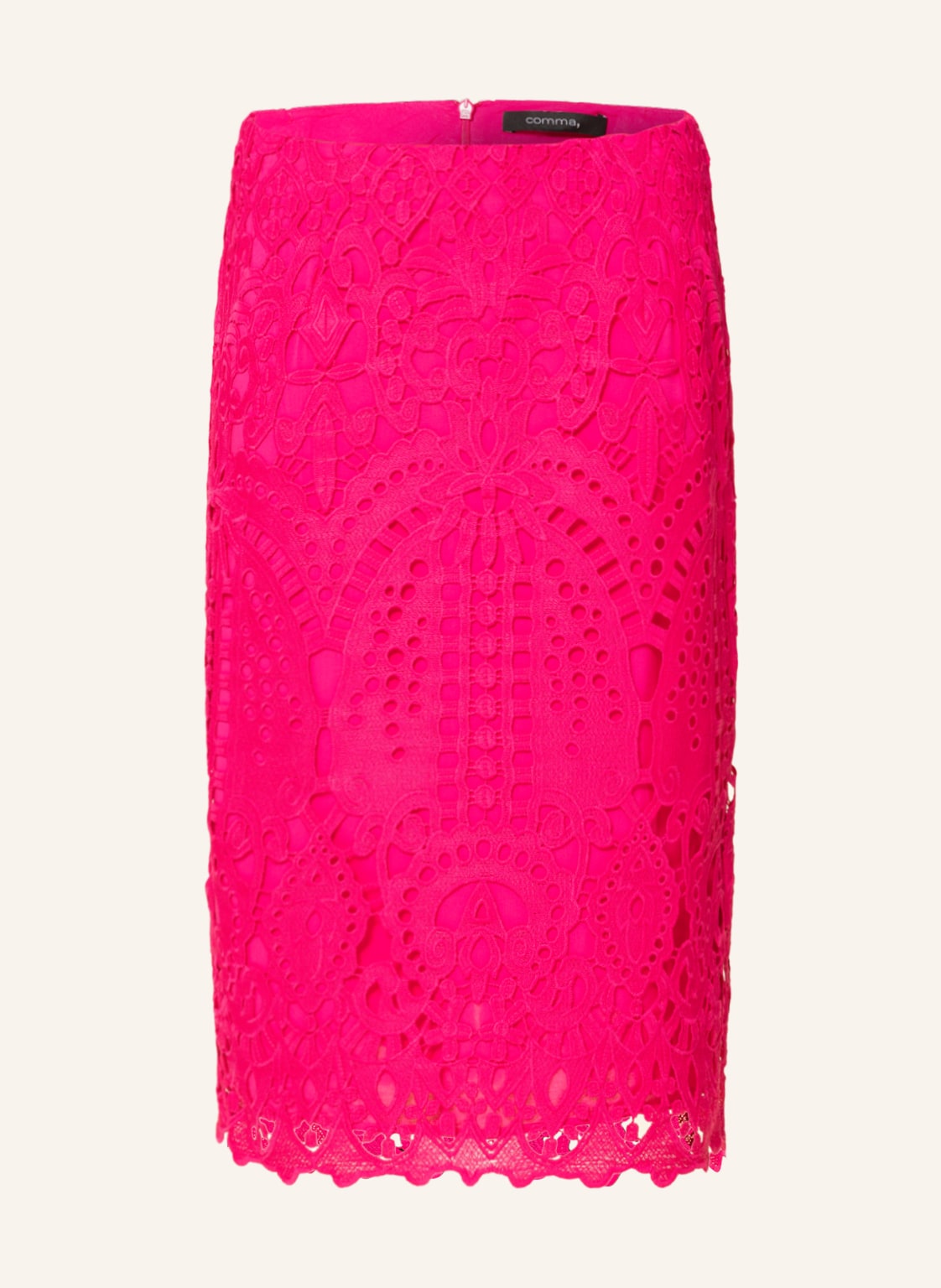 Image of Comma Spitzenrock pink