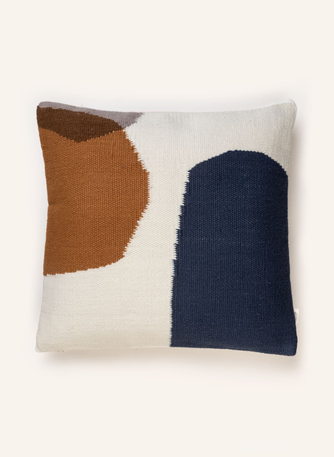 Image of Ferm Living Dekokissenhülle Kelim weiss