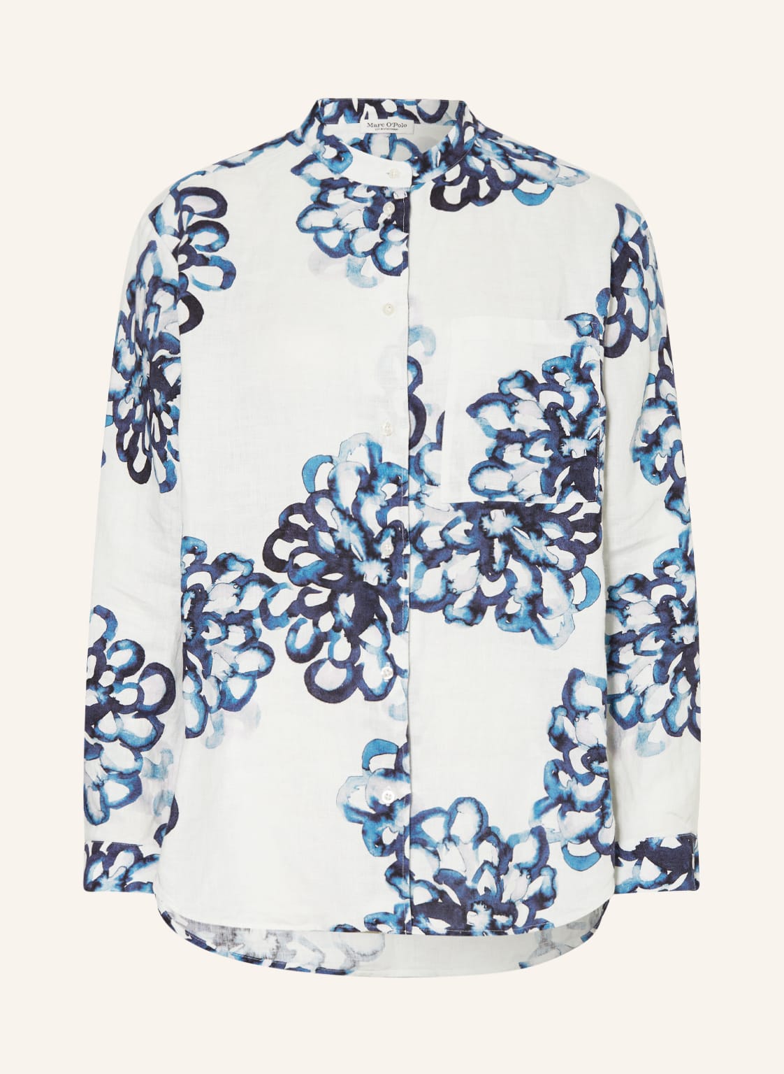 Image of Marc O'polo Leinenbluse blau