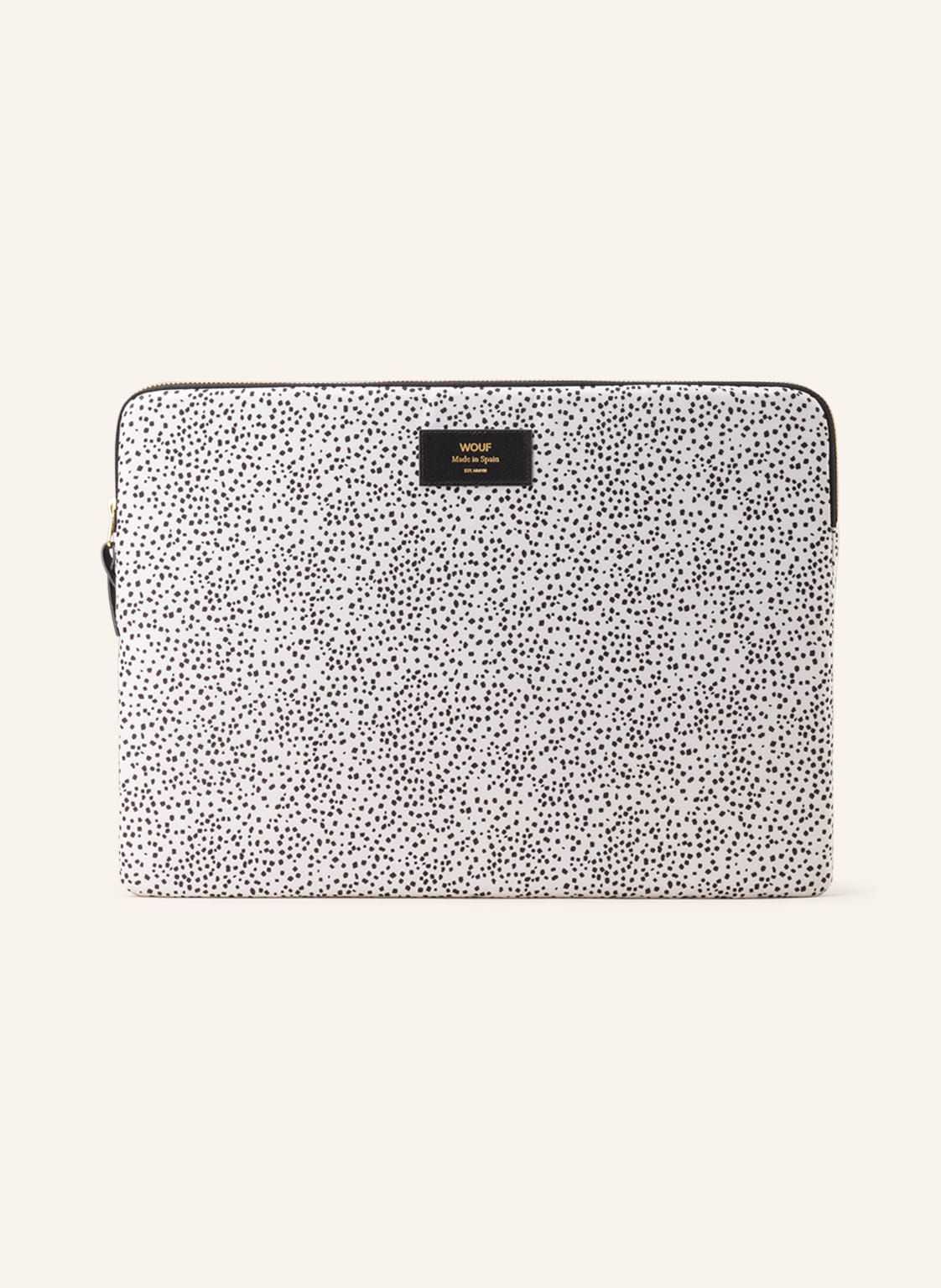 Image of Wouf Laptop-Hülle Dottie weiss