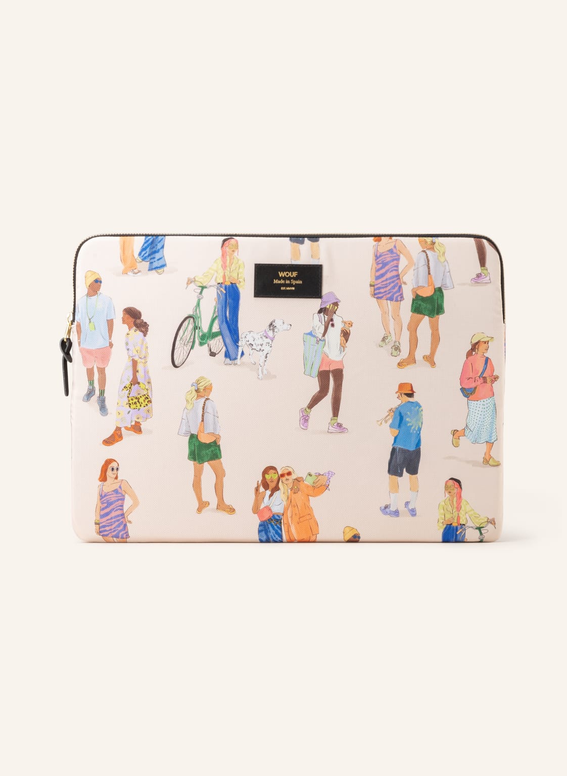 Image of Wouf Laptop-Hülle June beige