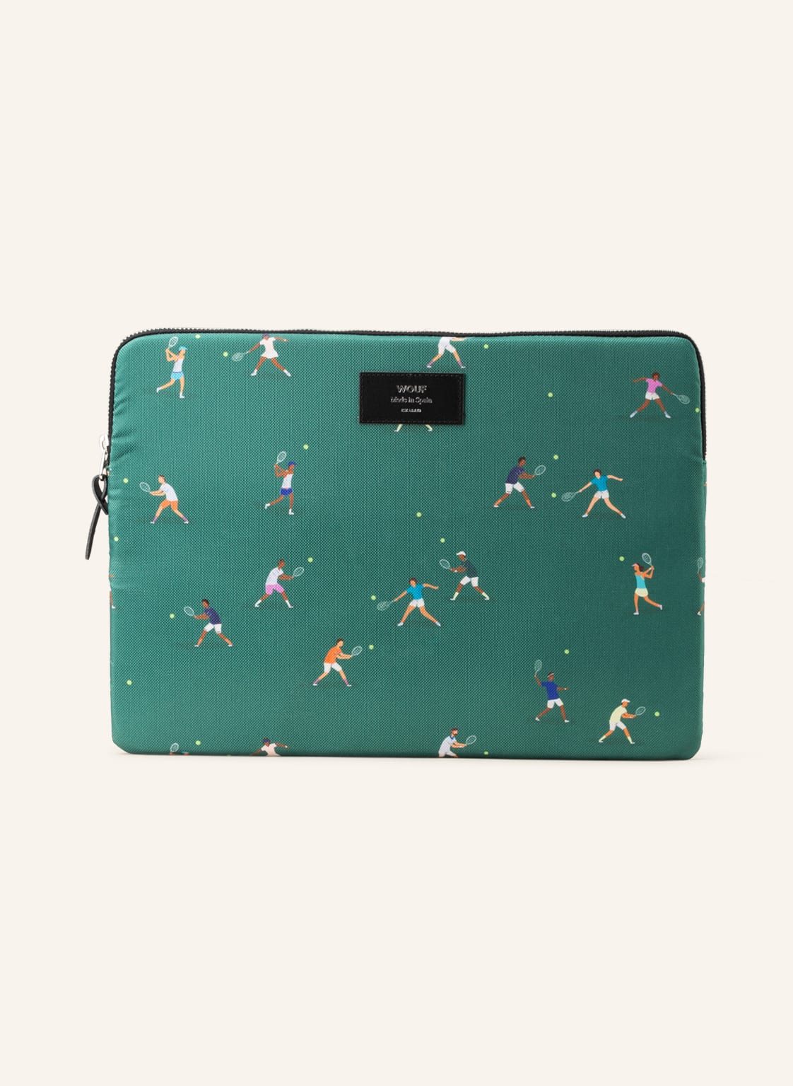 Image of Wouf Laptop-Hülle Match Point gruen