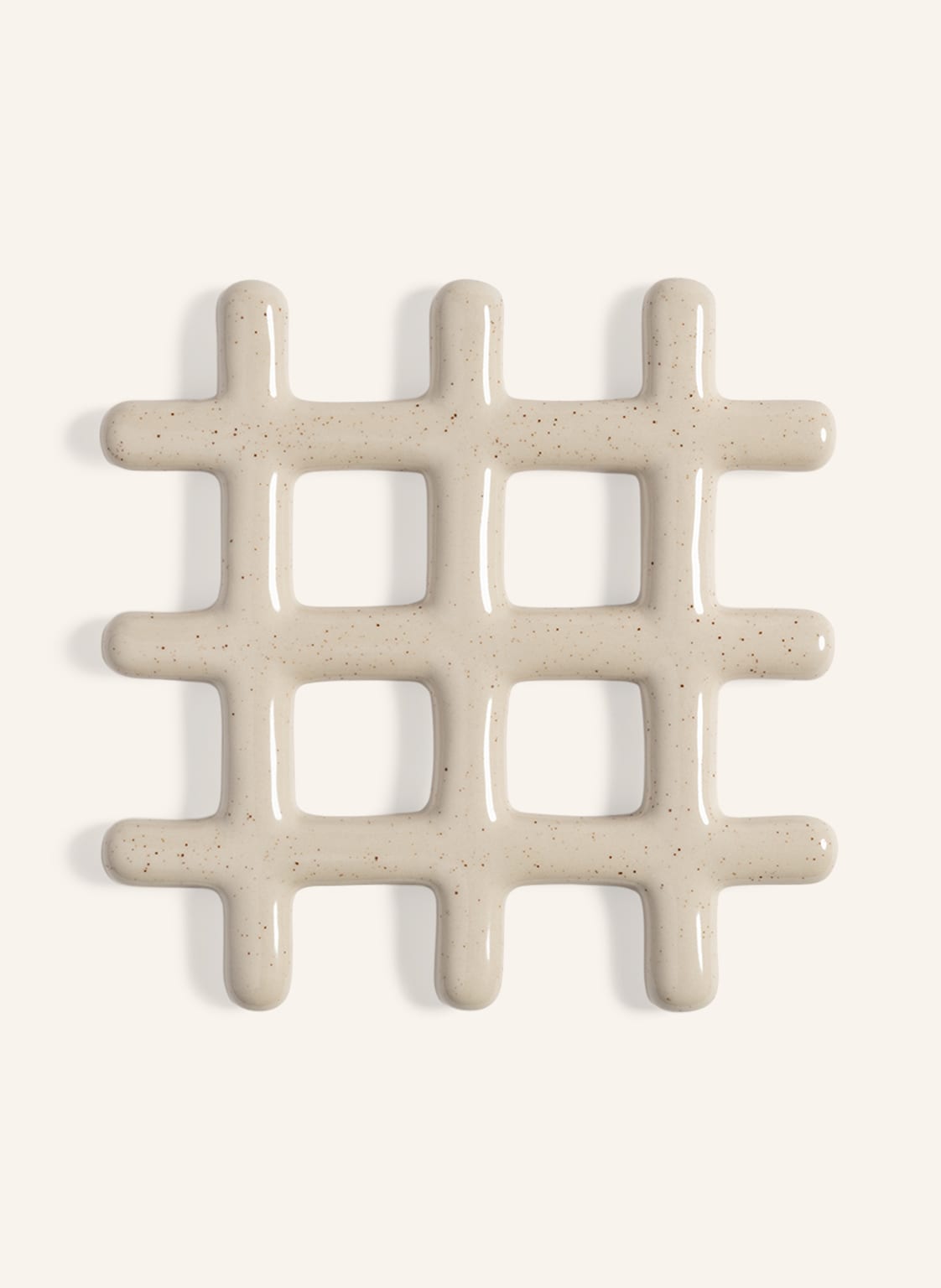 Image of &K Amsterdam Untersetzer Grid beige