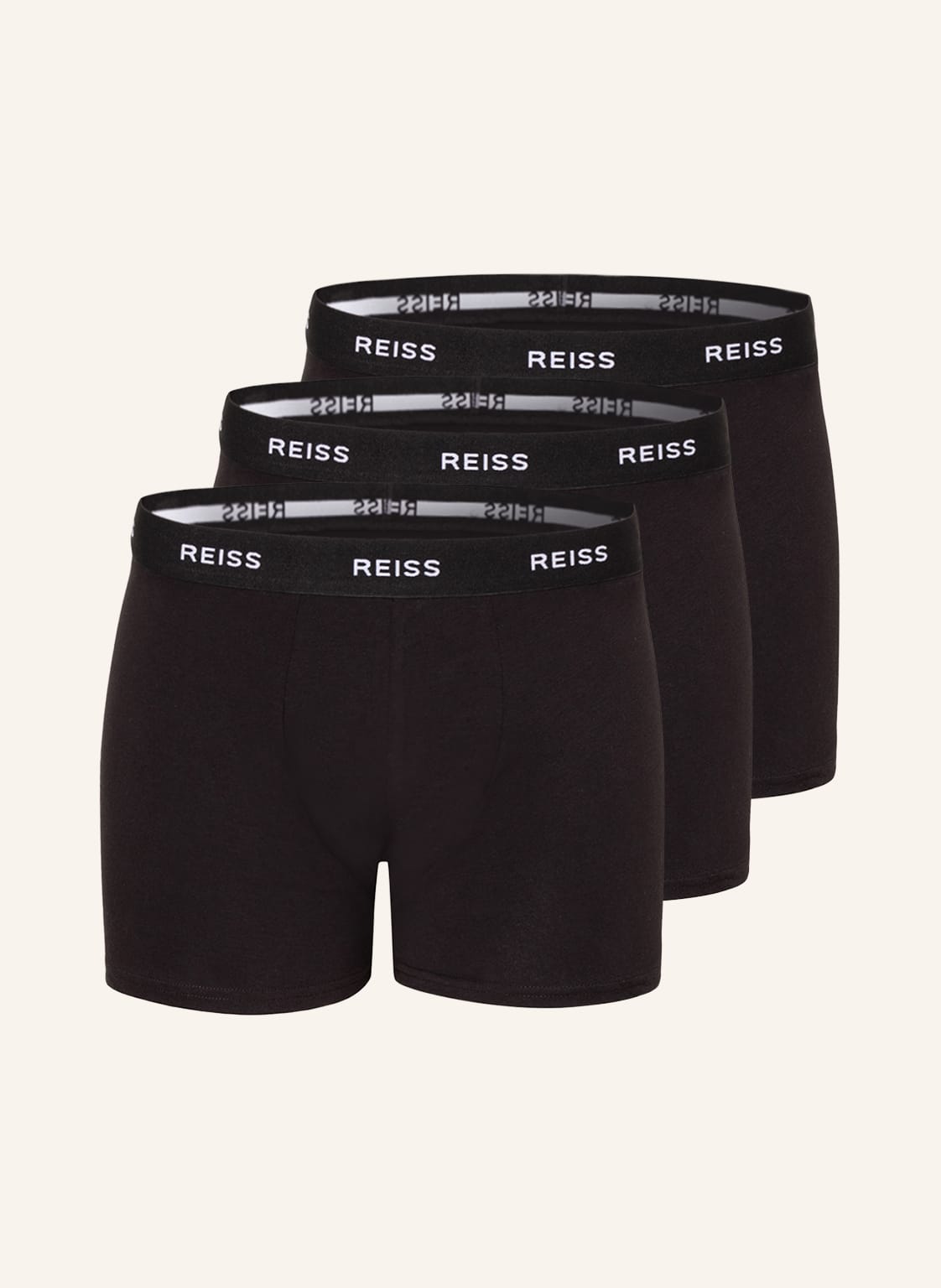 Image of Reiss 3er-Pack Boxershorts Heller schwarz