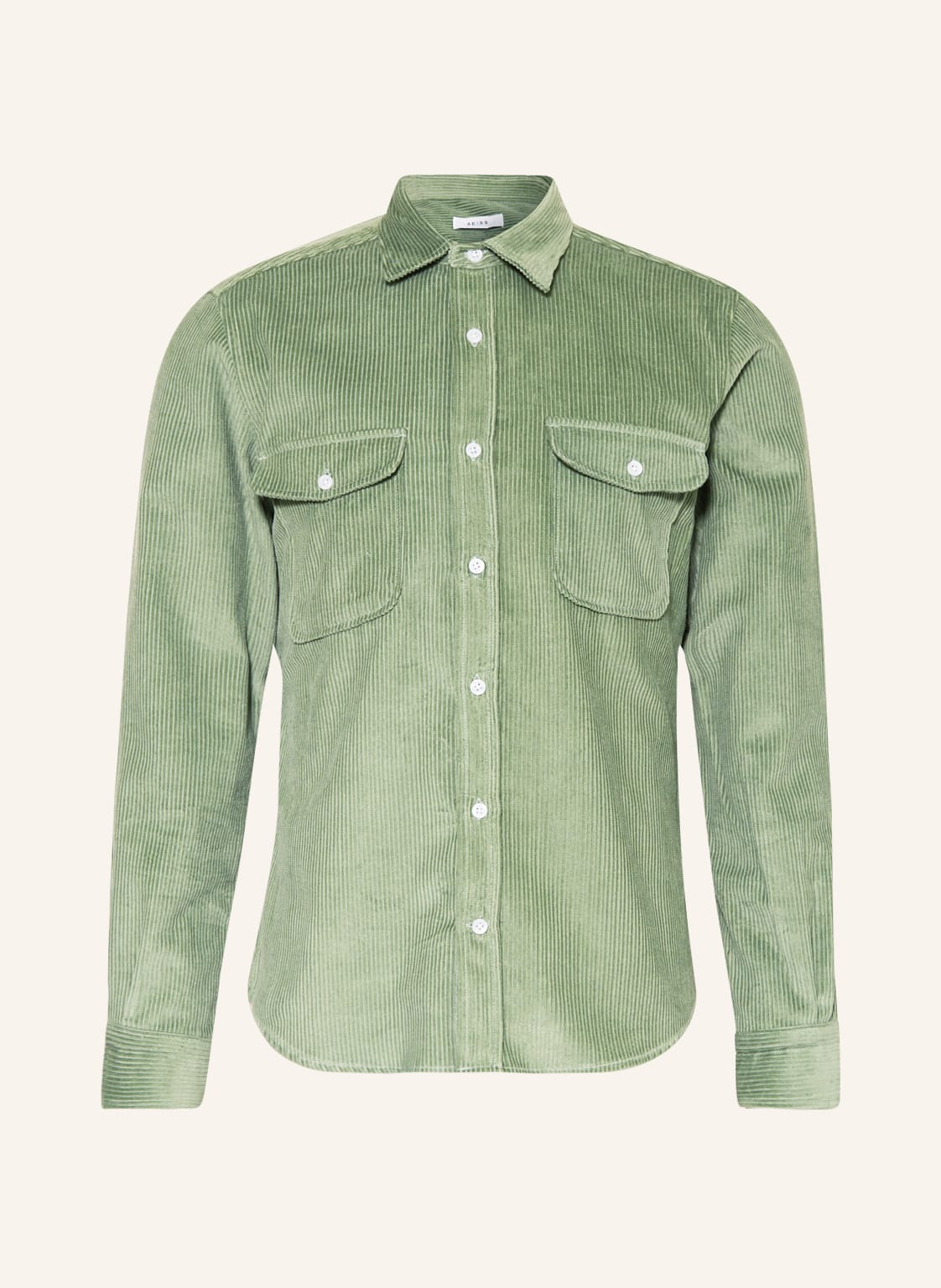 Image of Reiss Cord-Overshirt Bonucci gruen