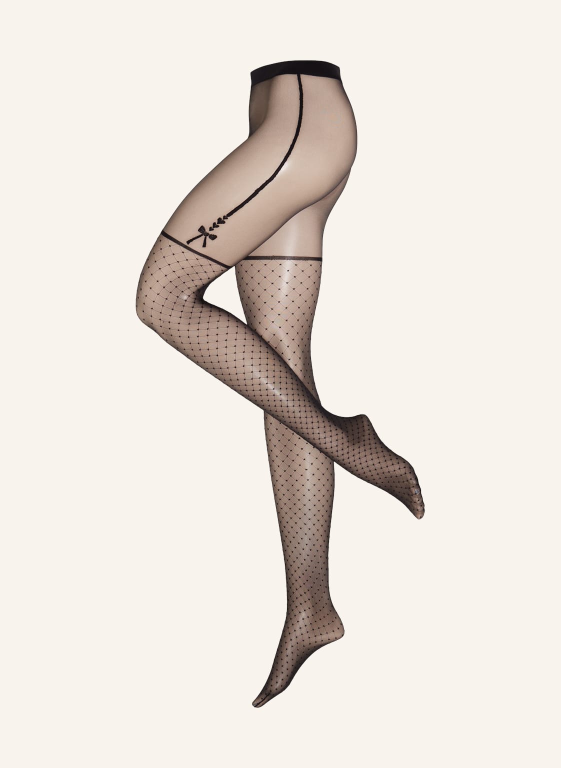 Image of Falke Feinstrumpfhose Lovely Bow schwarz