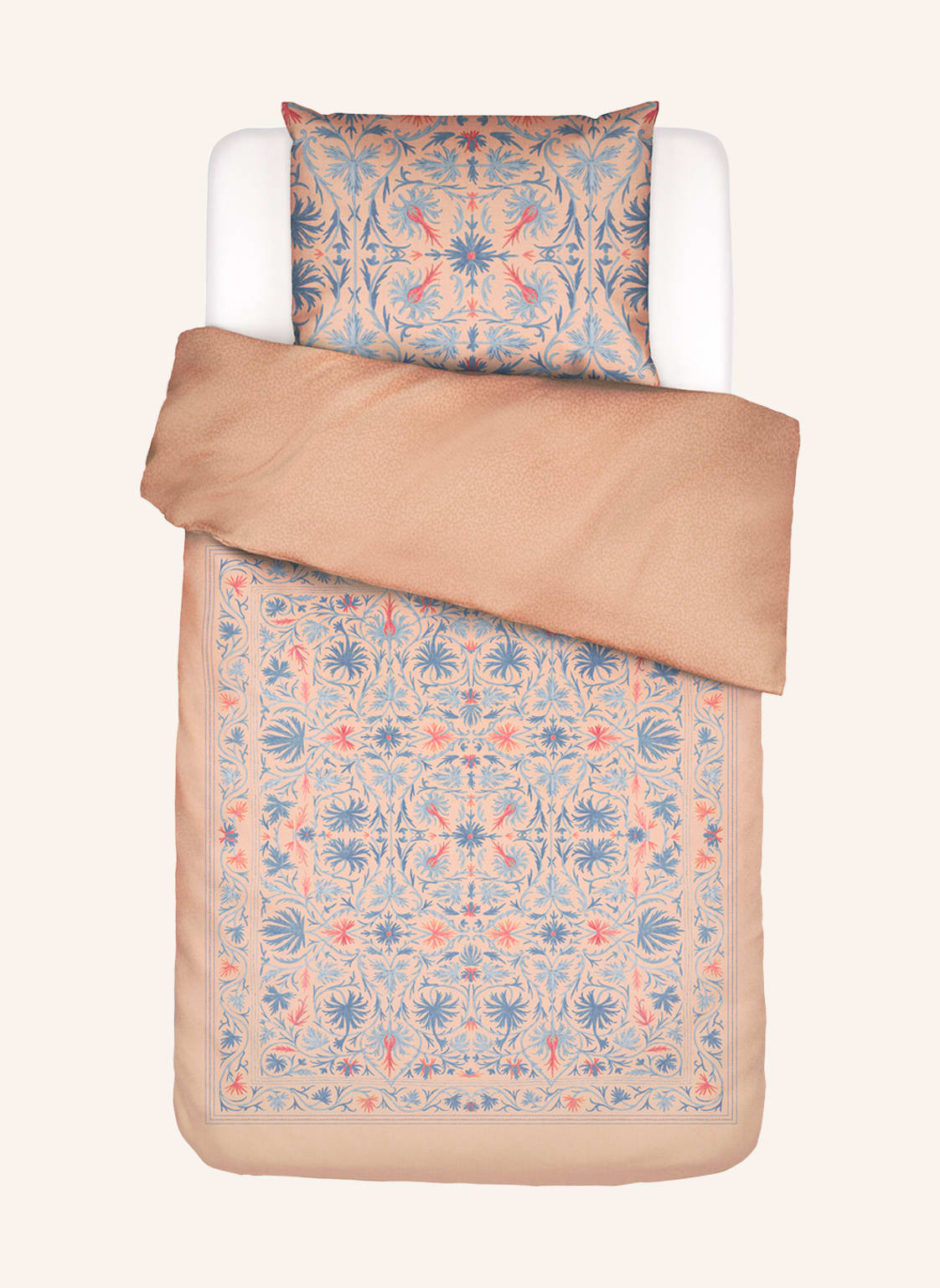 Image of Essenza Bettwäsche Vicia Zum Wenden orange