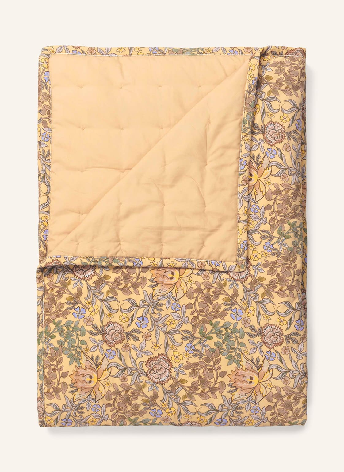 Image of Essenza Samt-Plaid Ophelia gelb