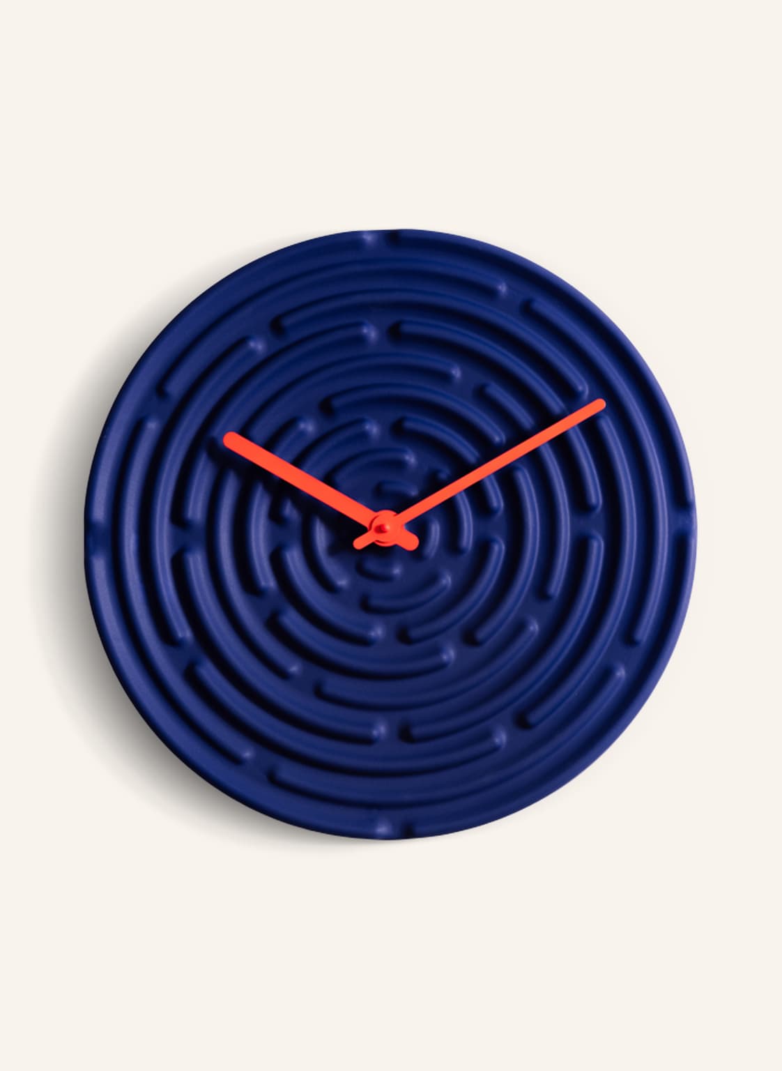 Image of Raawii Wanduhr Minos blau