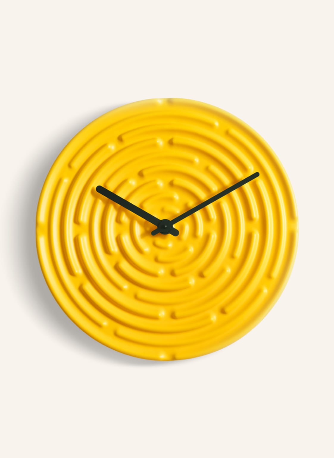 Image of Raawii Wanduhr Minos gelb