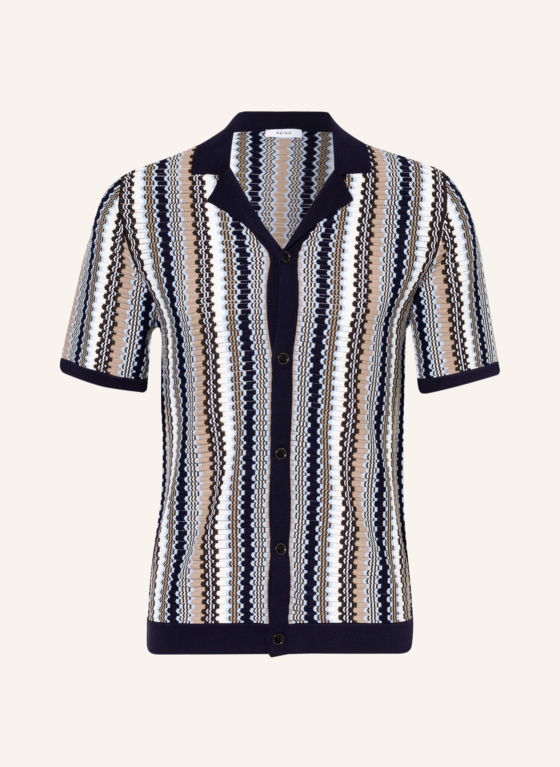 Image of Reiss Strickjacke Gibbon blau