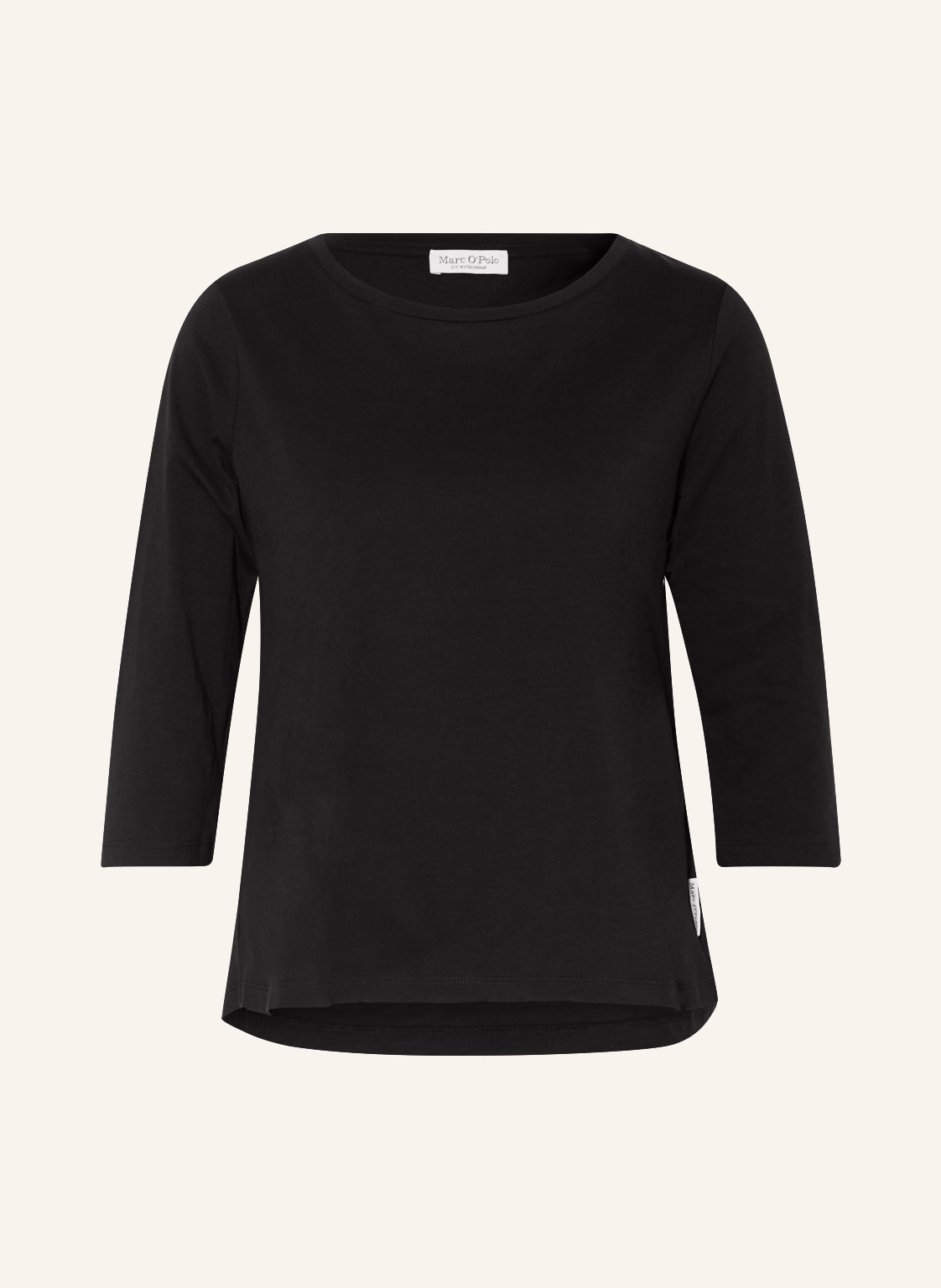 Image of Marc O'polo Shirt Mit 3/4-Arm schwarz