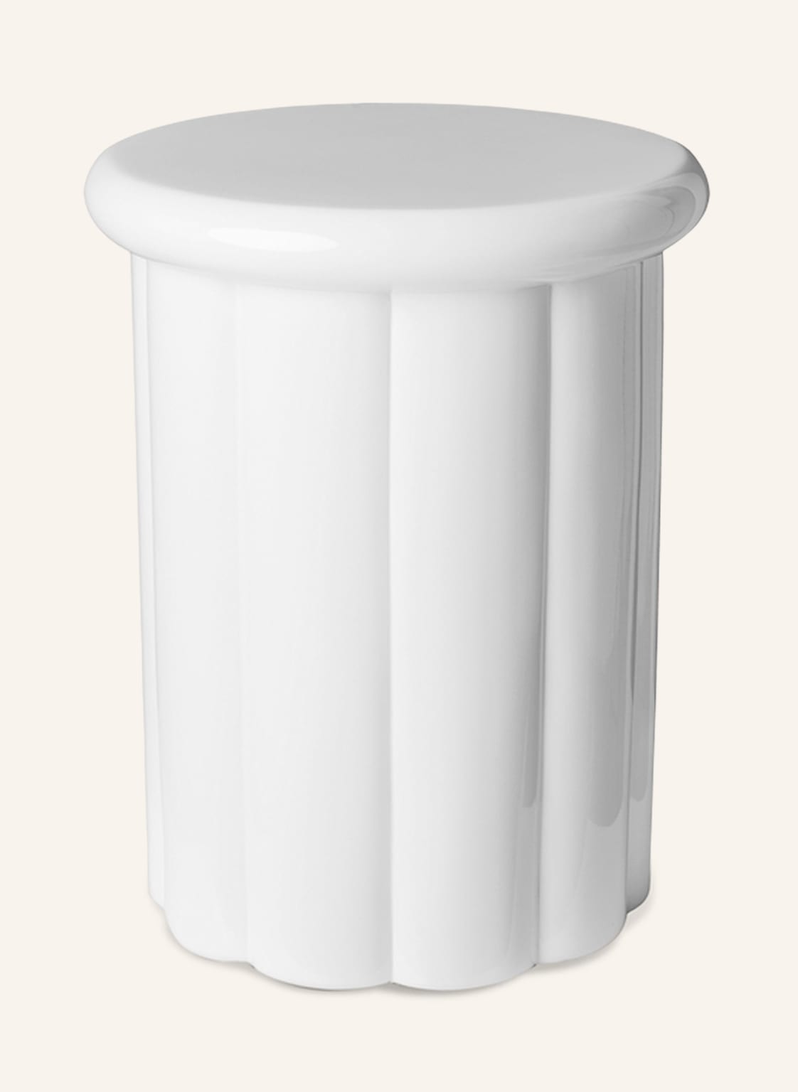 Image of Pols Potten Hocker Roman weiss